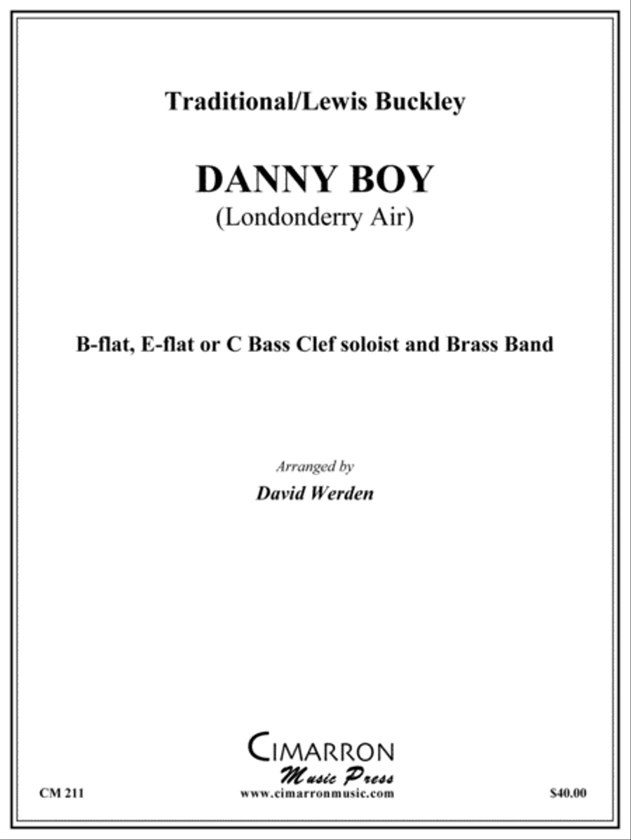 Danny Boy Danny Boy Brass Band scores gallery preview page 1