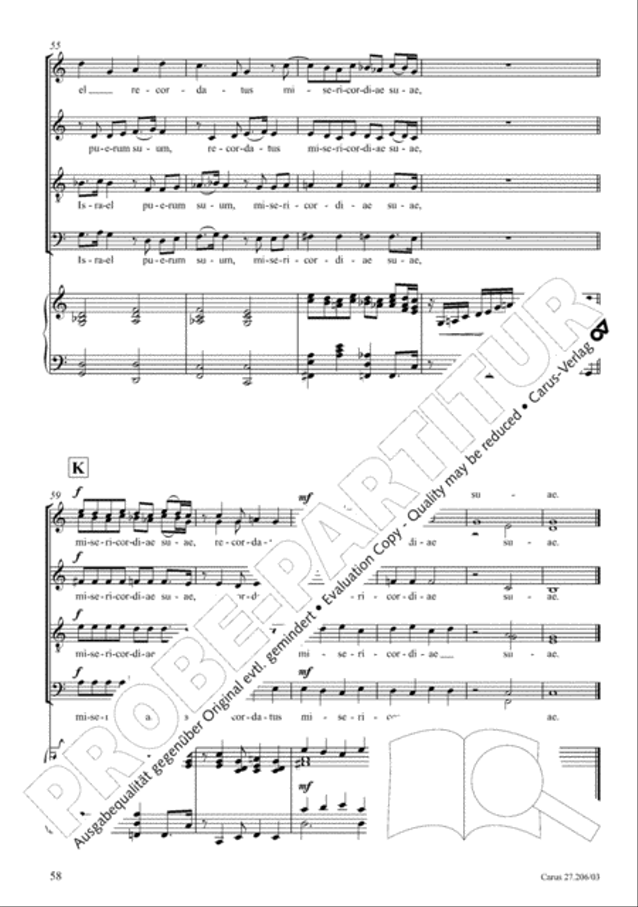 Magnificat Magnificat 4-Part scores gallery preview page 59