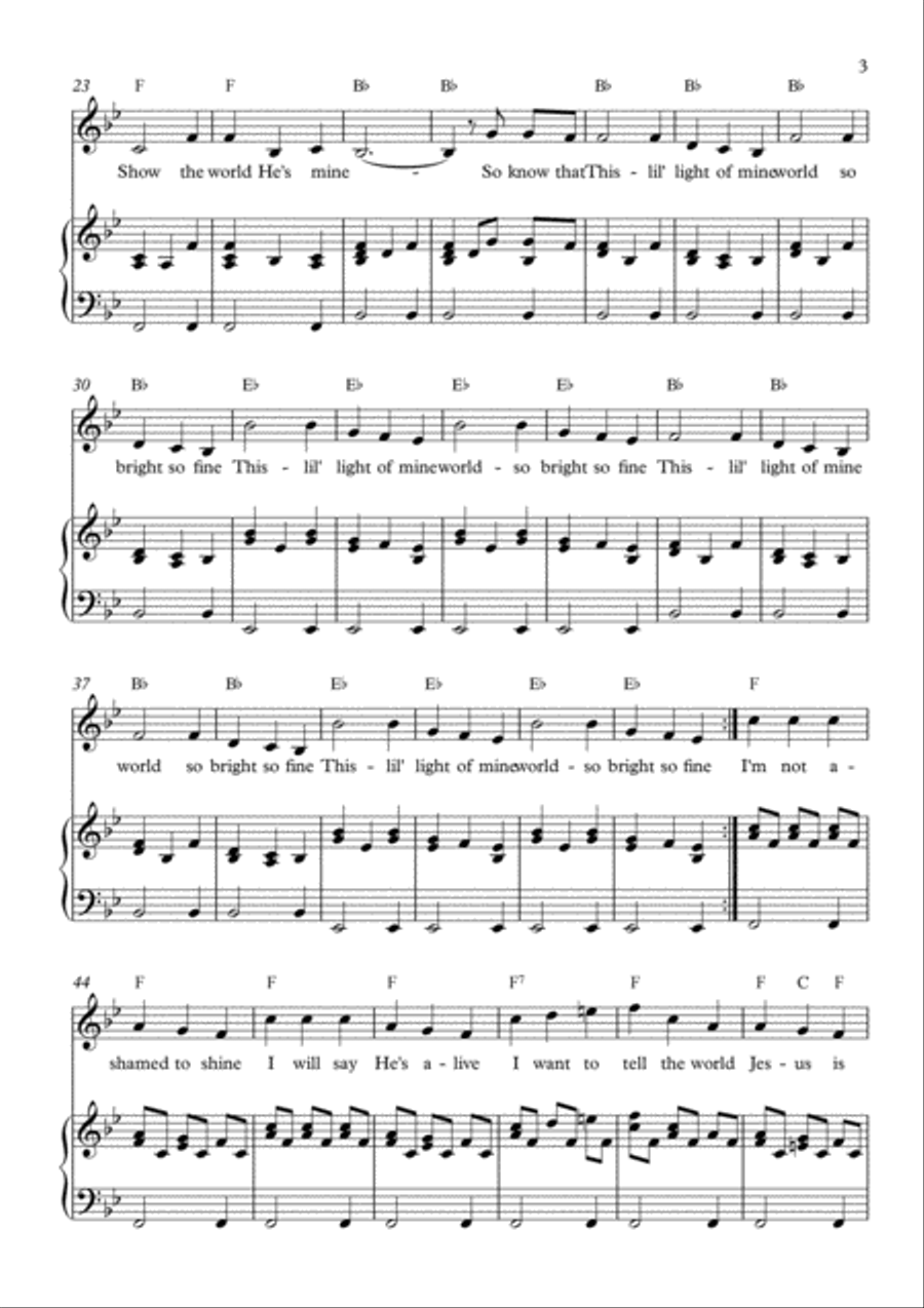 This Lil' Light Voice scores gallery preview page 3