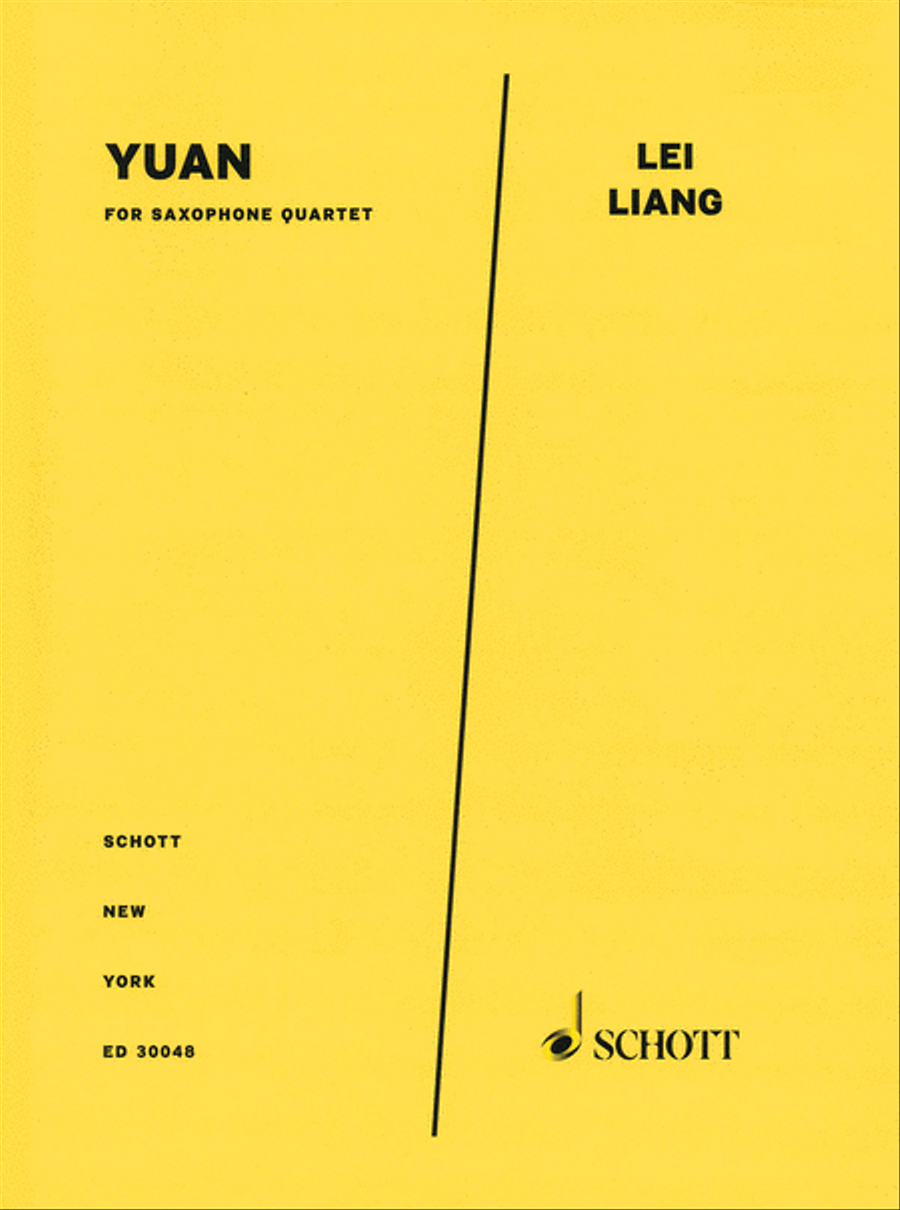 Yuan Saxophone Quartet scores gallery preview page 1