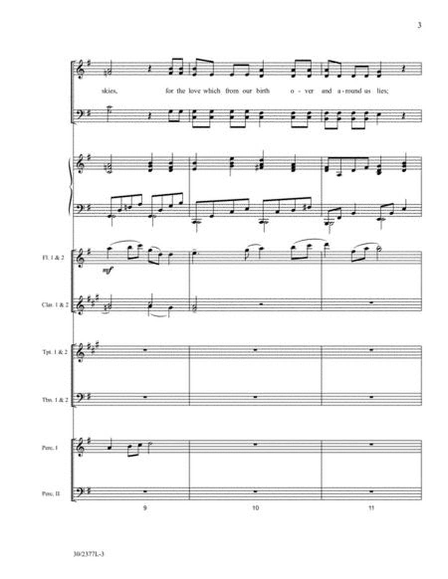 Song of Thanksgiving and Praise - Instrumental Score and Parts
