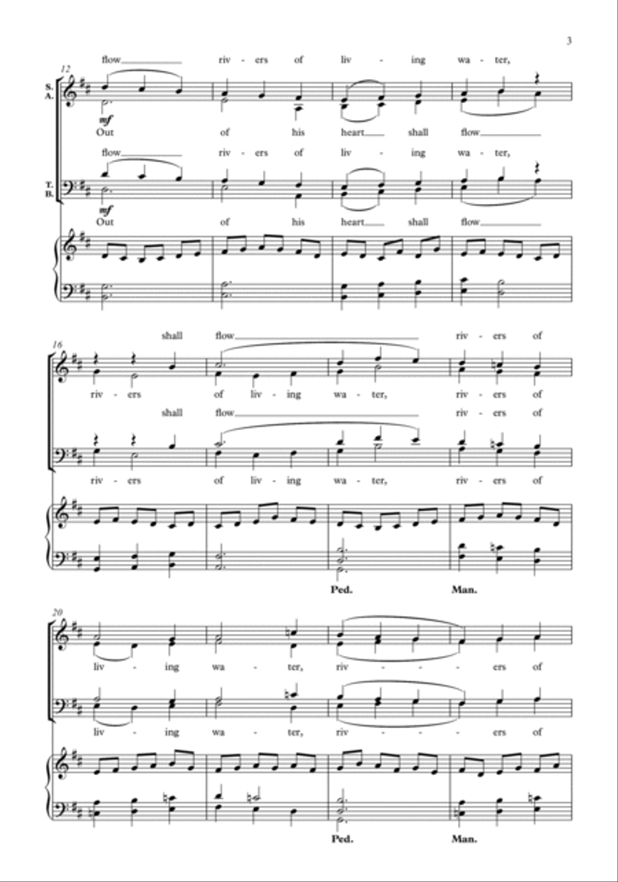 Rivers of Living Water Rivers of Living Water 4-Part scores gallery preview page 3