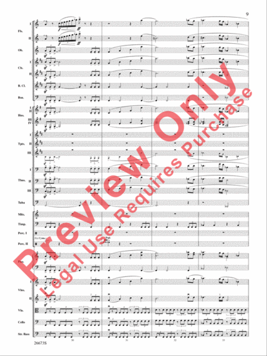 Superman Returns, Concert Selections from Full Orchestra scores gallery preview page 10
