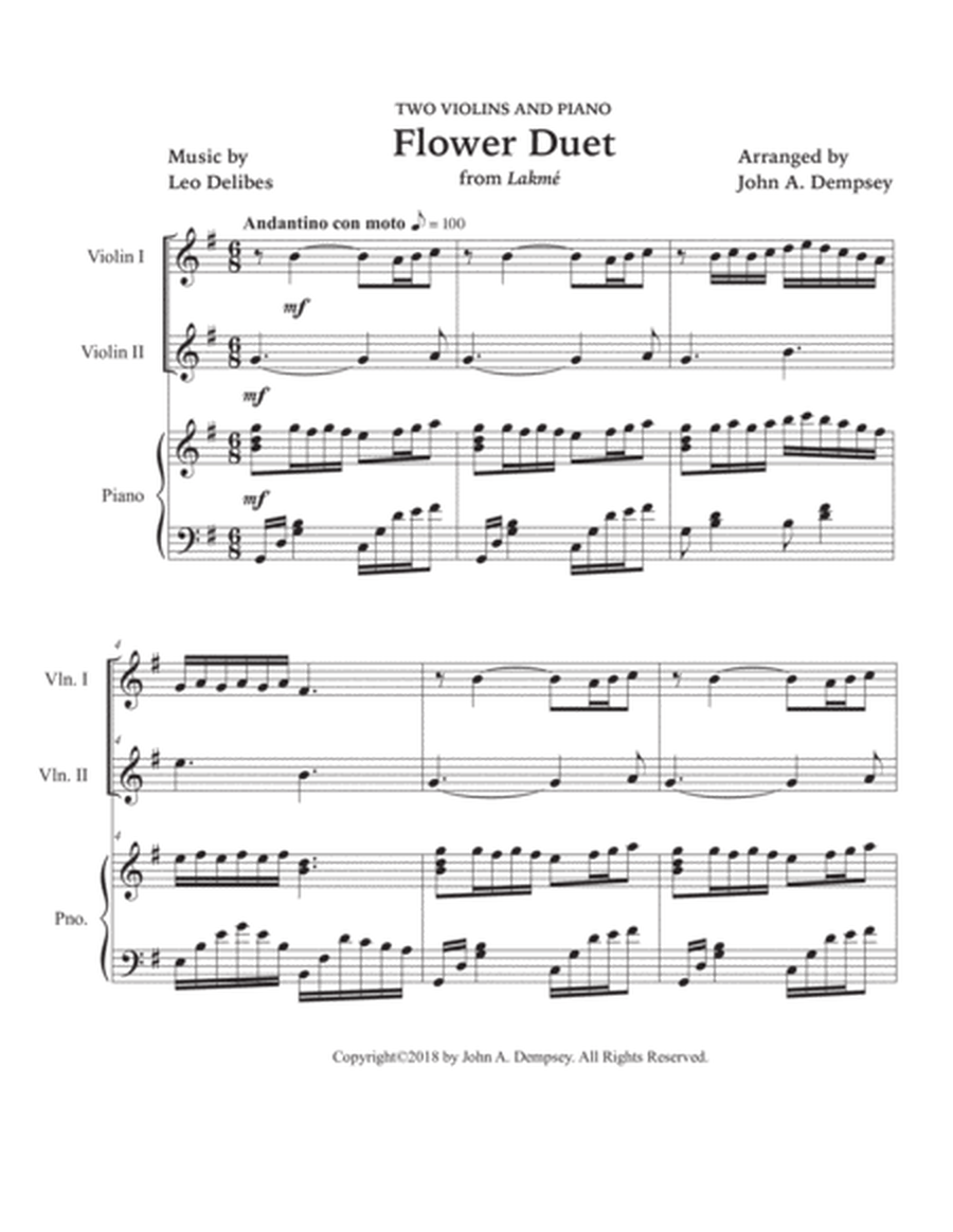 Flower Duet (Trio for Two Violins and Piano) image number null