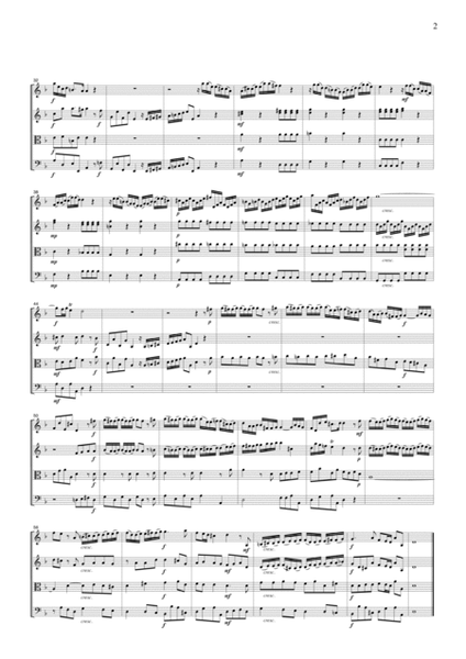 Marcello Oboe Concerto in d, for string quartet, CM601 image number null