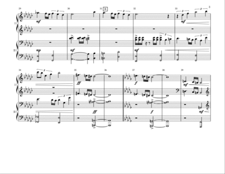 Back To The Future Back To The Future Piano Duet scores gallery preview page 3