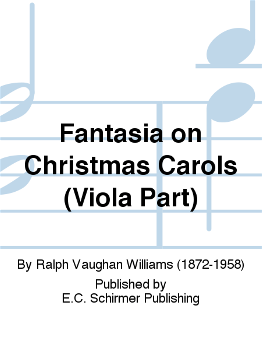 Fantasia on Christmas Carols (Viola Part) Choir scores gallery preview page 1