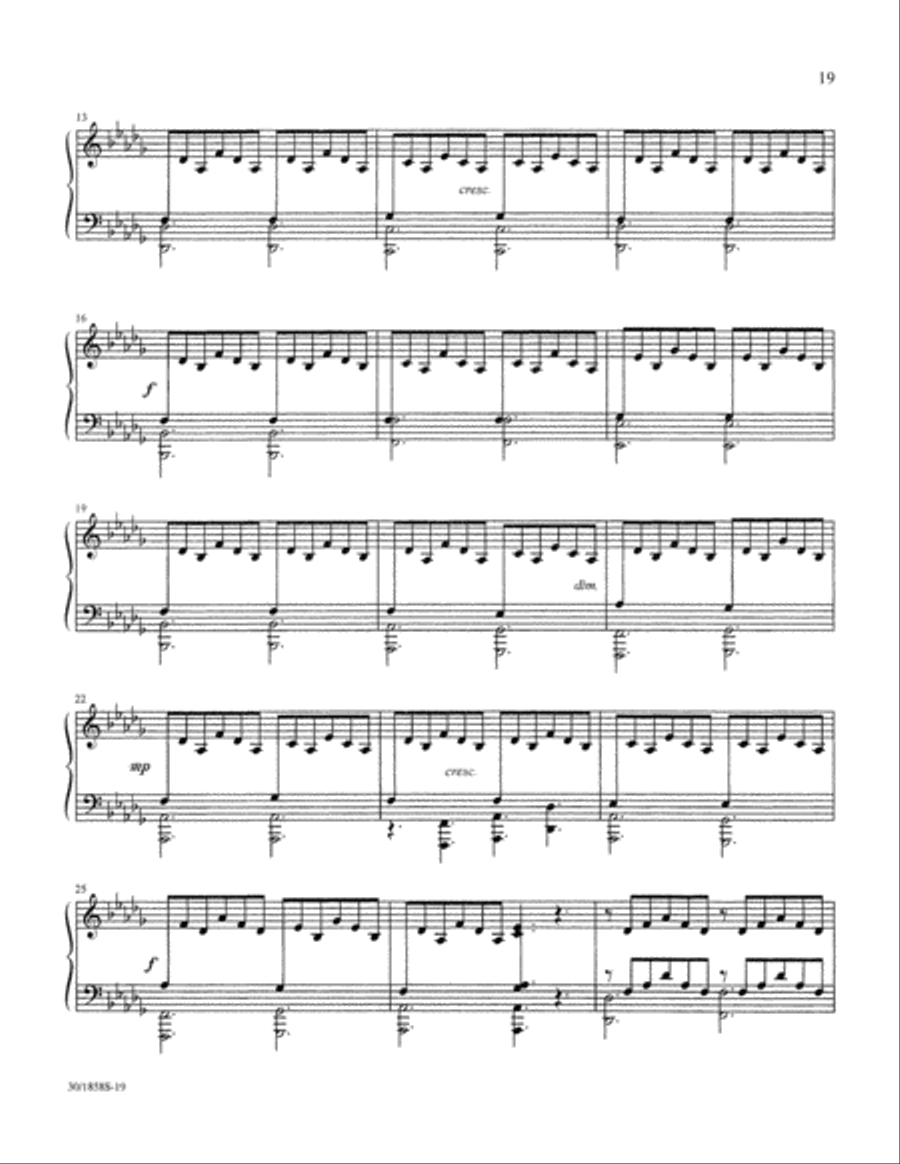 Glad Tidings of Great Joy - Harp Part Choir scores gallery preview page 21