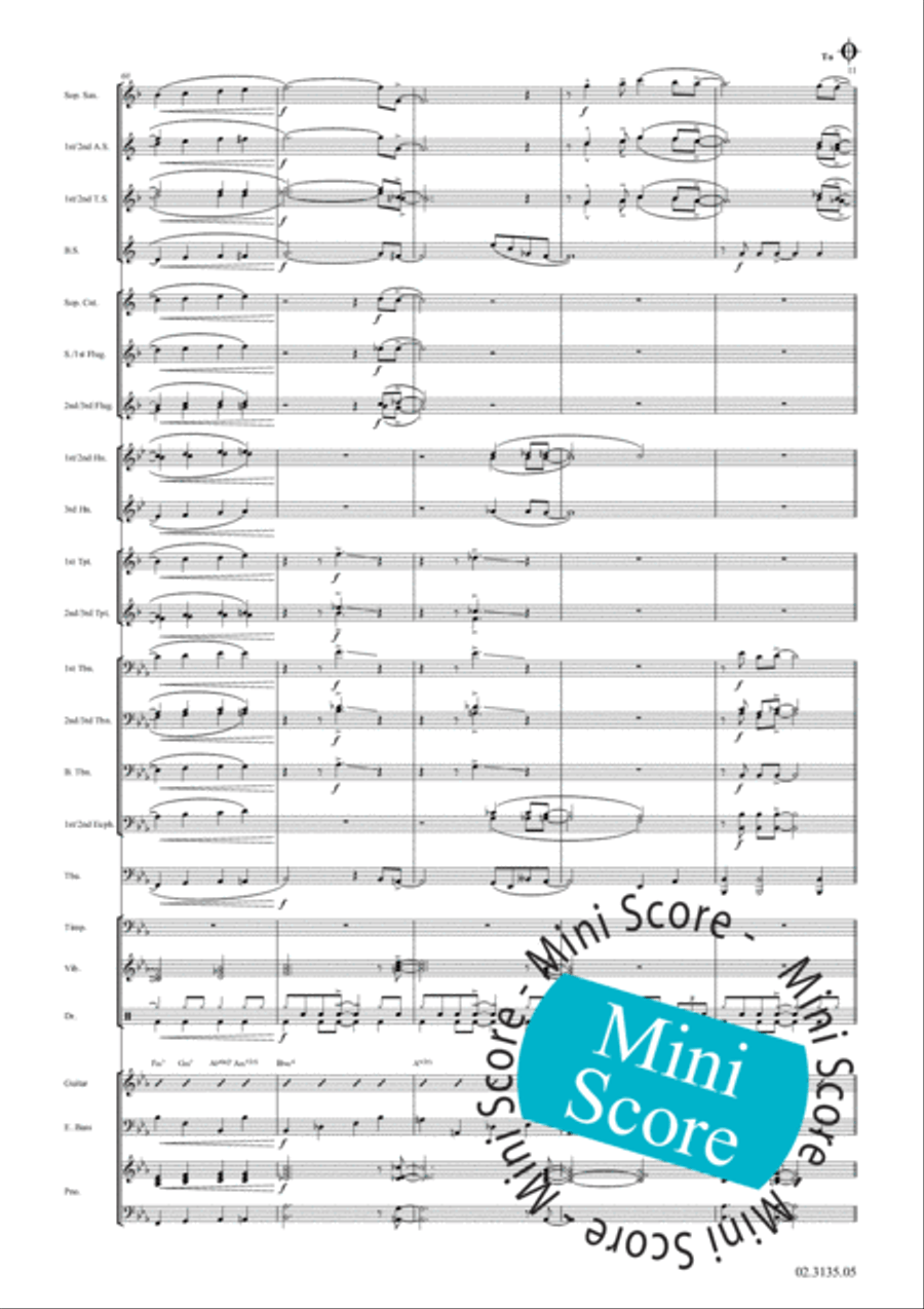 The Way You Look Tonight Fanfare Band scores gallery preview page 17