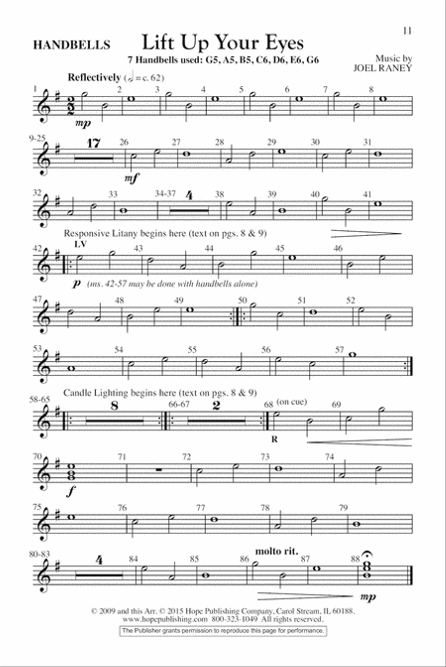 Lift Up Your Eyes Lift Up Your Eyes 2-Part scores gallery preview page 12