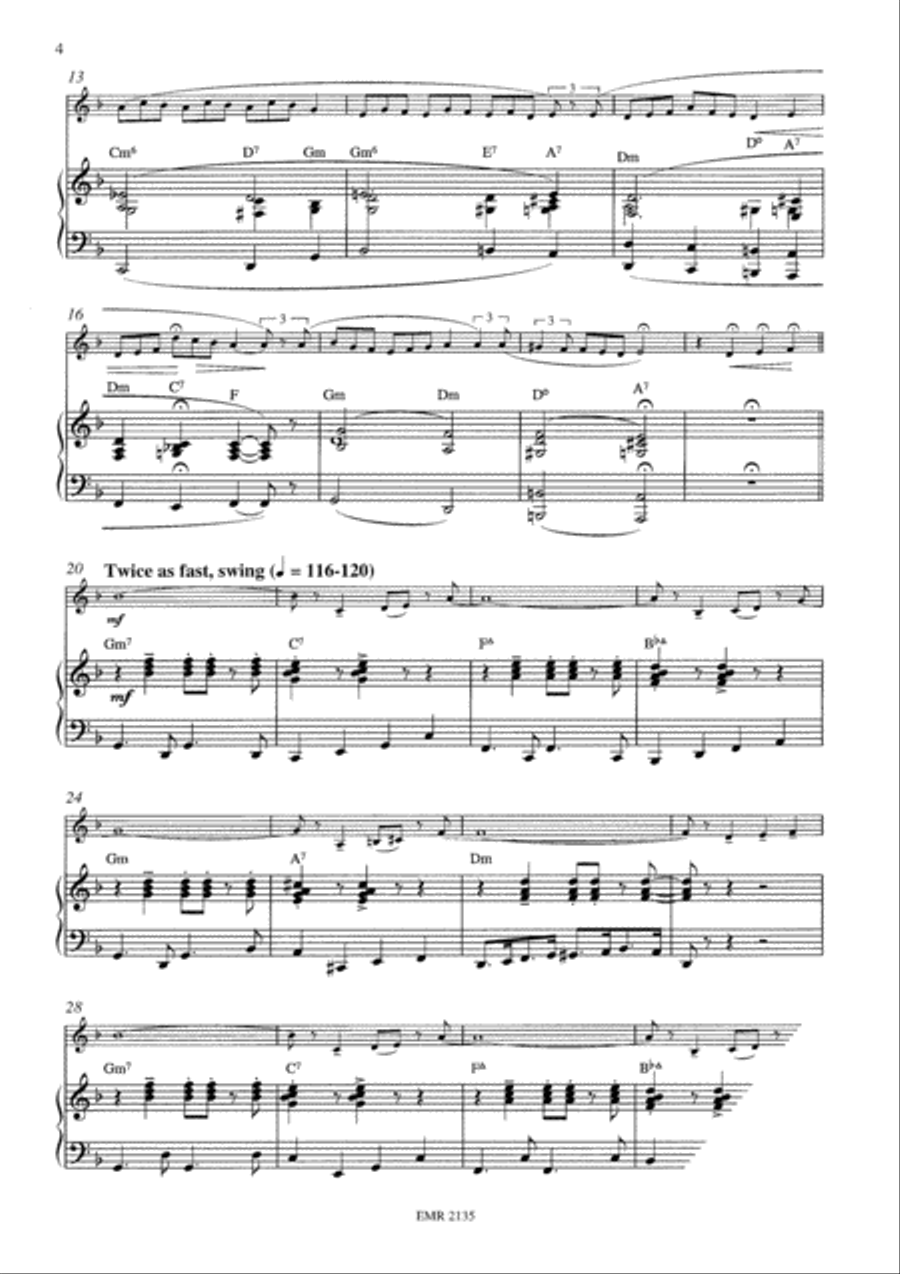 Les Feuilles Mortes Les Feuilles Mortes Alto Saxophone scores gallery preview page 9
