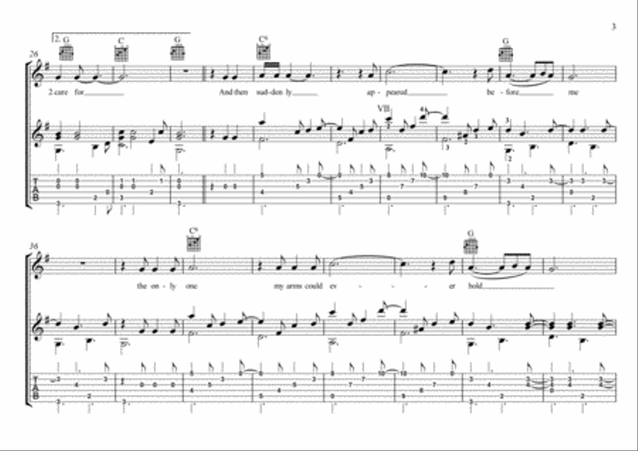 Blue Moon Blue Moon Electric Guitar scores gallery preview page 3
