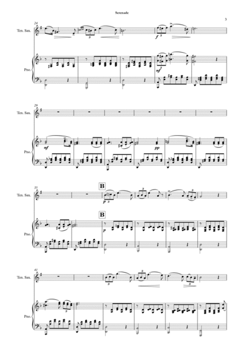 Shubert: Serenade for Tenor Saxophone and Piano image number null