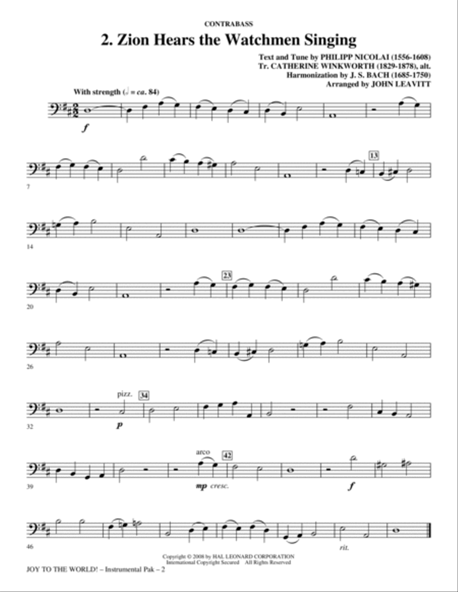Joy To The World - Bass Joy To The World - Bass Choir scores gallery preview page 2