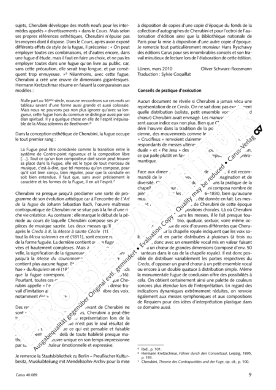 Credo a 8 voci 4-Part scores gallery preview page 10