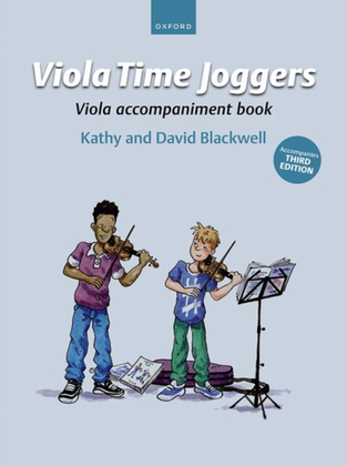 Book cover for Viola Time Joggers Viola Accompaniment Book (for Third Edition)