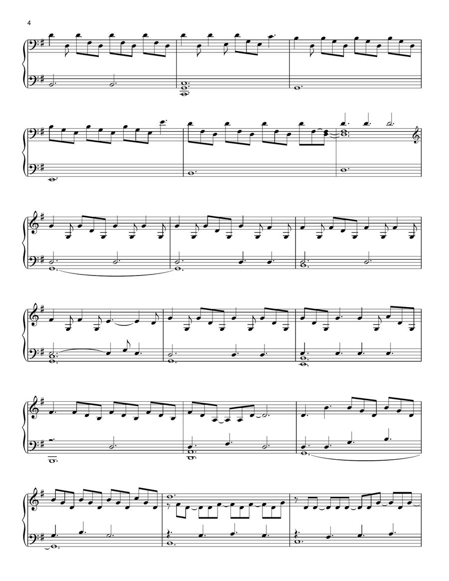 Lumiere Piano Solo scores gallery preview page 4
