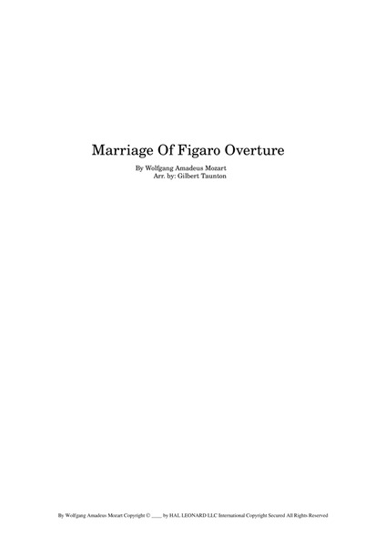 Marriage Of Figaro Overture image number null