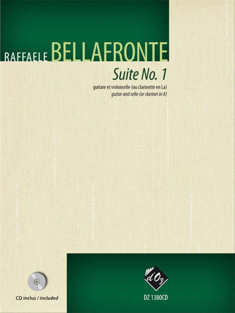 Suite No. 1 (CD incl.) Cello scores gallery preview page 1
