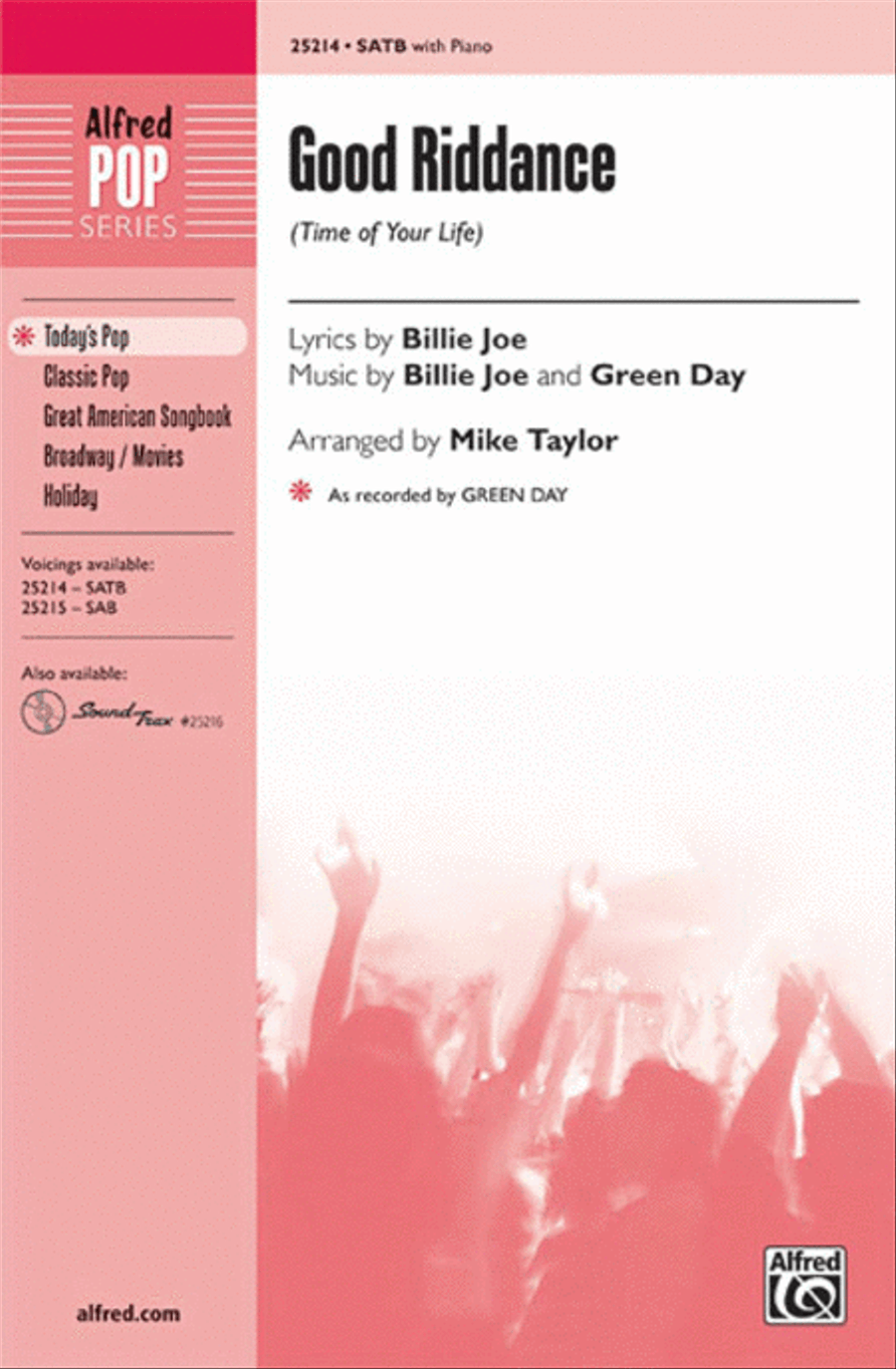 Good Riddance (Time of Your Life) 4-Part scores gallery preview page 1