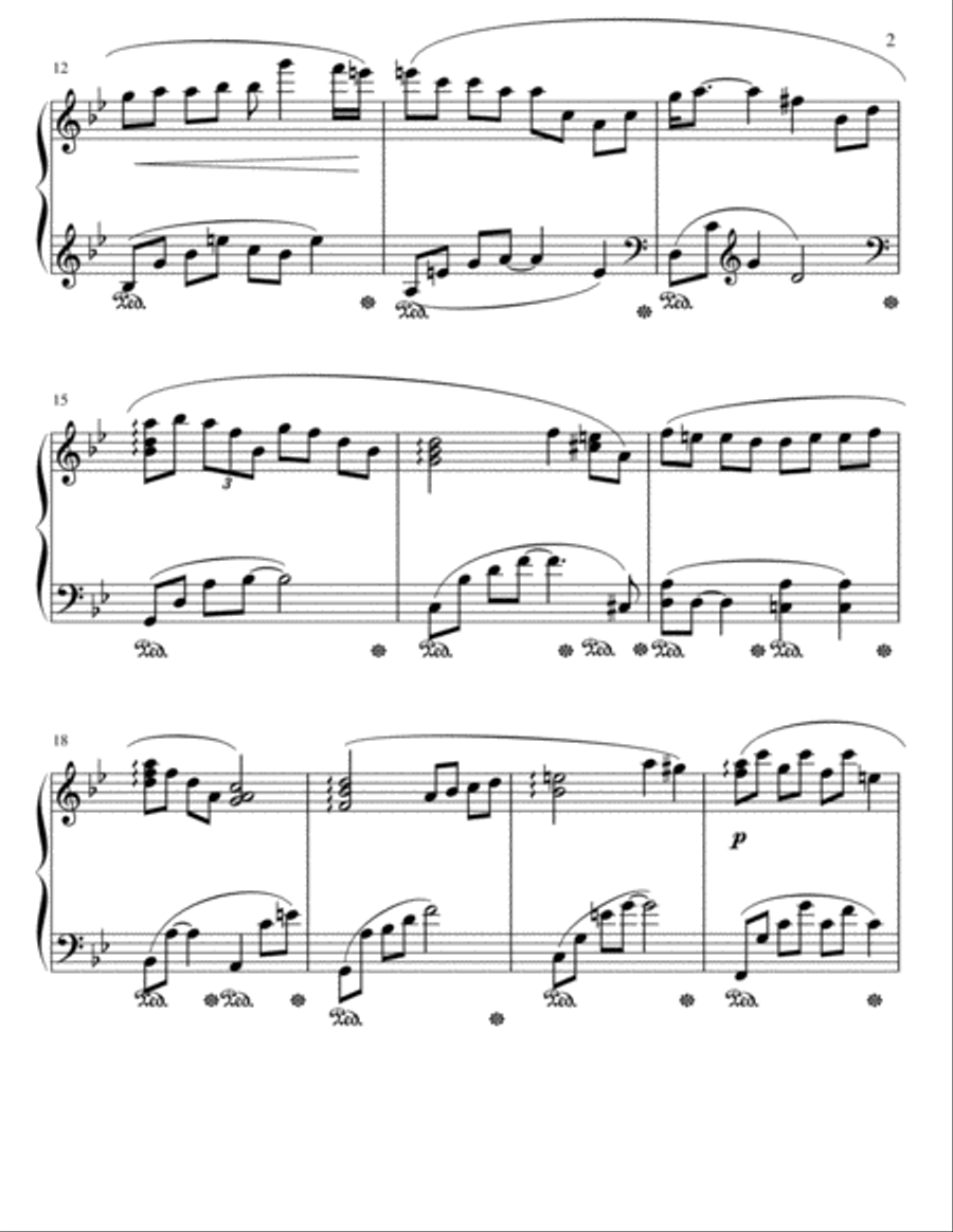 Confession Piano Solo scores gallery preview page 2