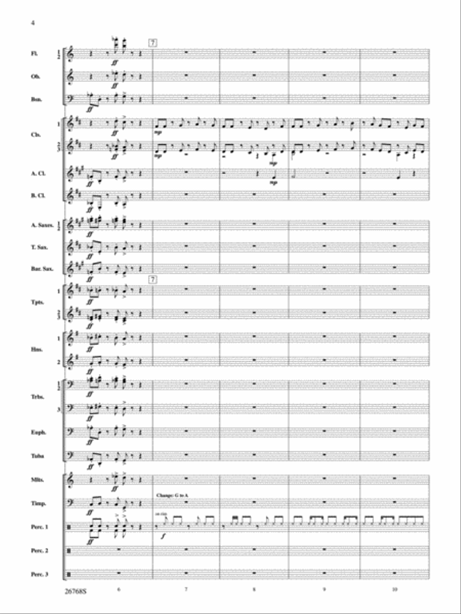 The Story of Mumble Happy Feet Concert Band scores gallery preview page 3