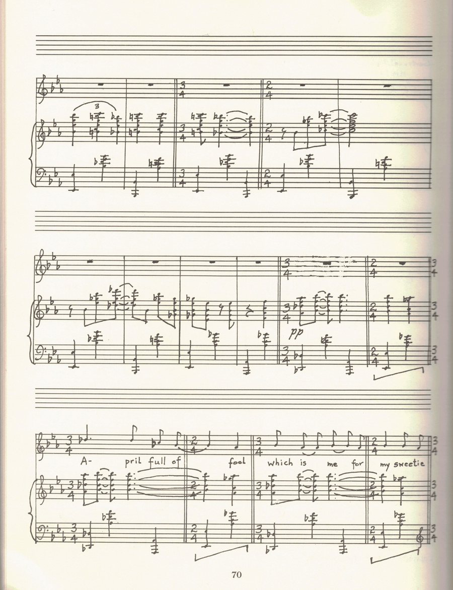 April Fool Baby Piano, Vocal scores gallery preview page 2