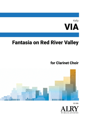 Book cover for Fantasia on Red River Valley for Clarinet Choir