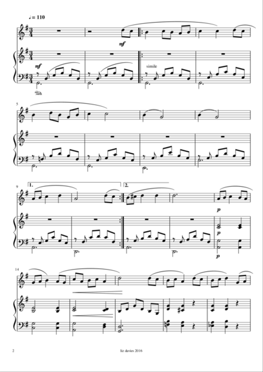 Spring Song Spring Song Flute Solo scores gallery preview page 2