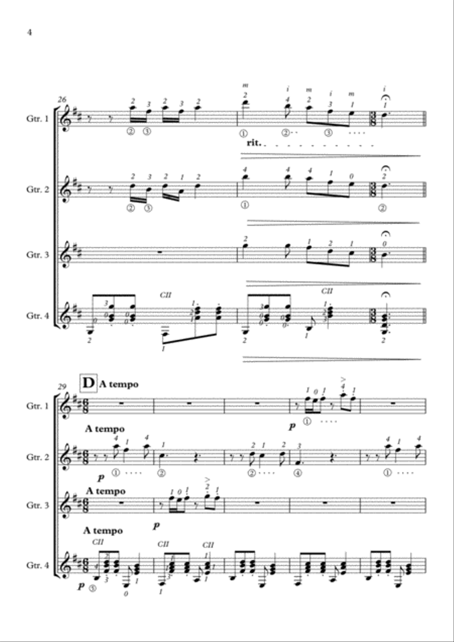 Army Dreamers Guitar Solo scores gallery preview page 4