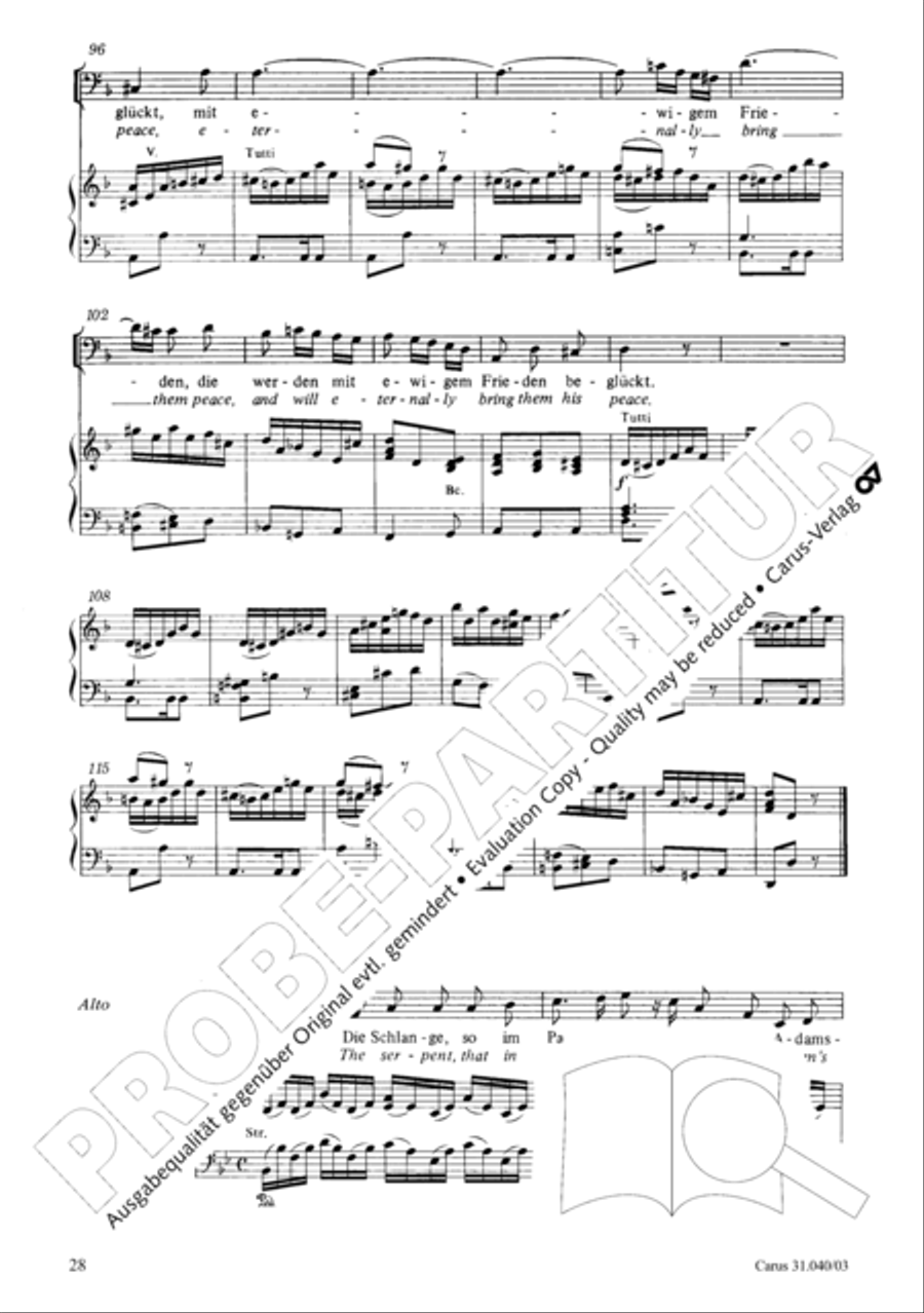 Christ was manifested for this purpose (Dazu ist erschienen der Sohn Gottes) ATB scores gallery preview page 29
