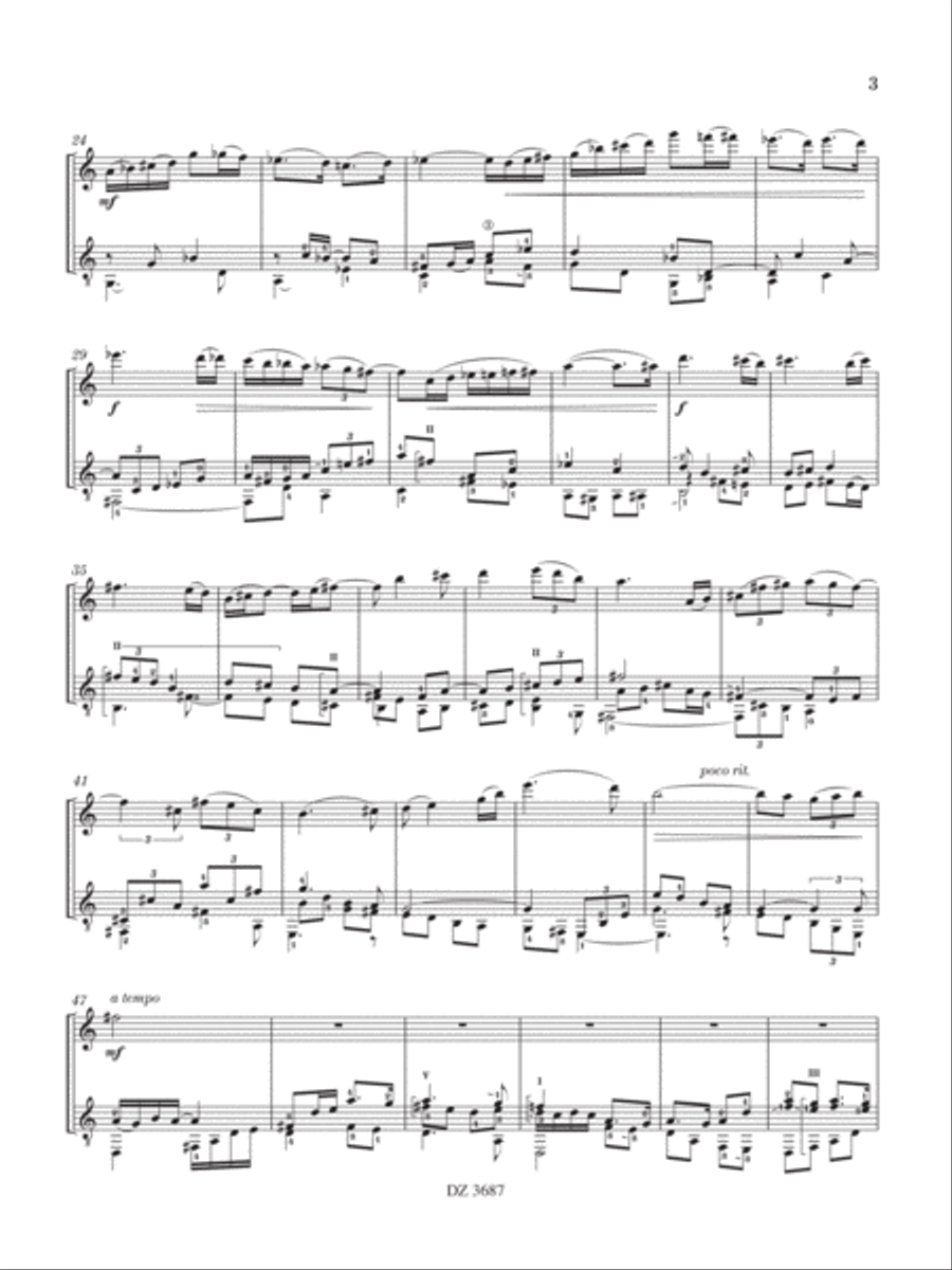 Une belle fleur Flute scores gallery preview page 4
