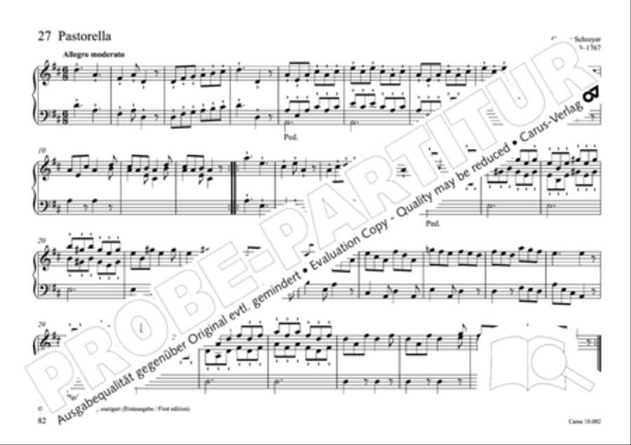 Pastoral music for organ, vol. 2: Germany, Bohemia, Austria, South Tyrol Organ Solo scores gallery preview page 83