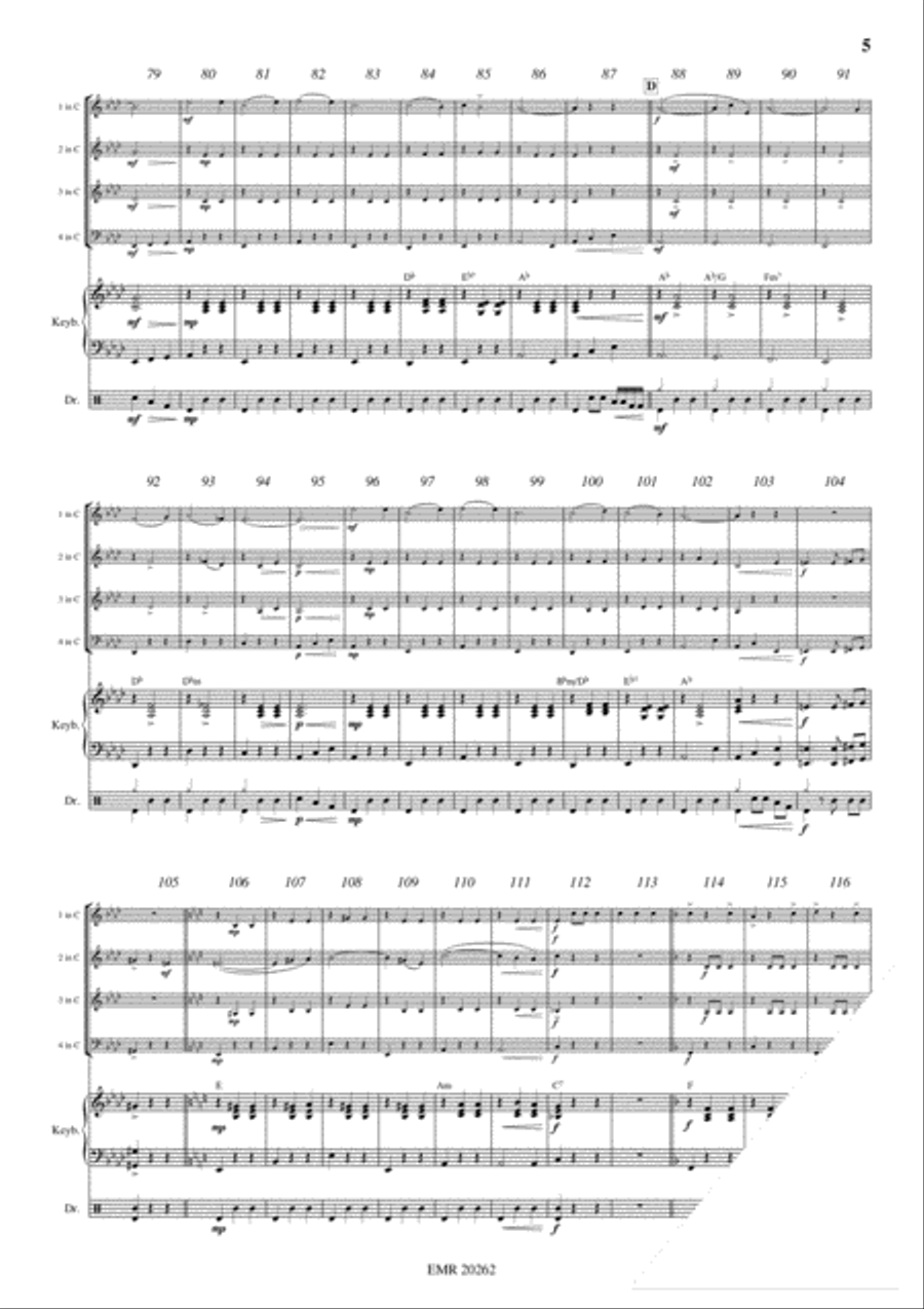 Camptown Races Camptown Races Brass Ensemble scores gallery preview page 5