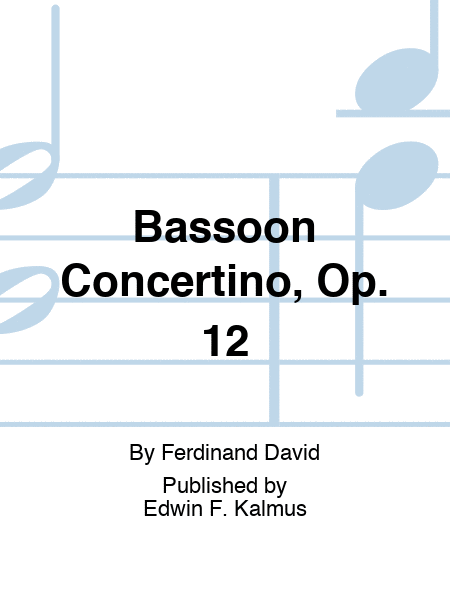 Bassoon Concertino, Op. 12