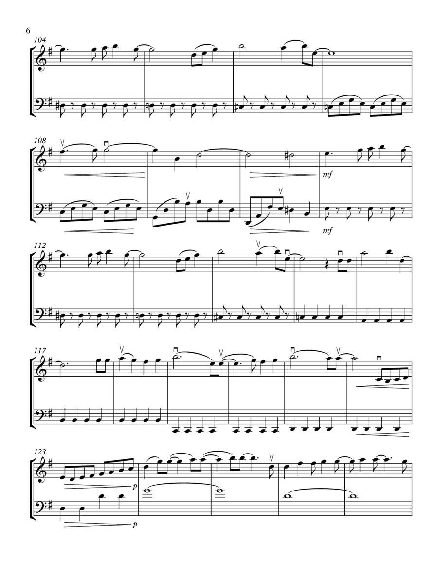 A Million Dreams String Duet scores gallery preview page 6