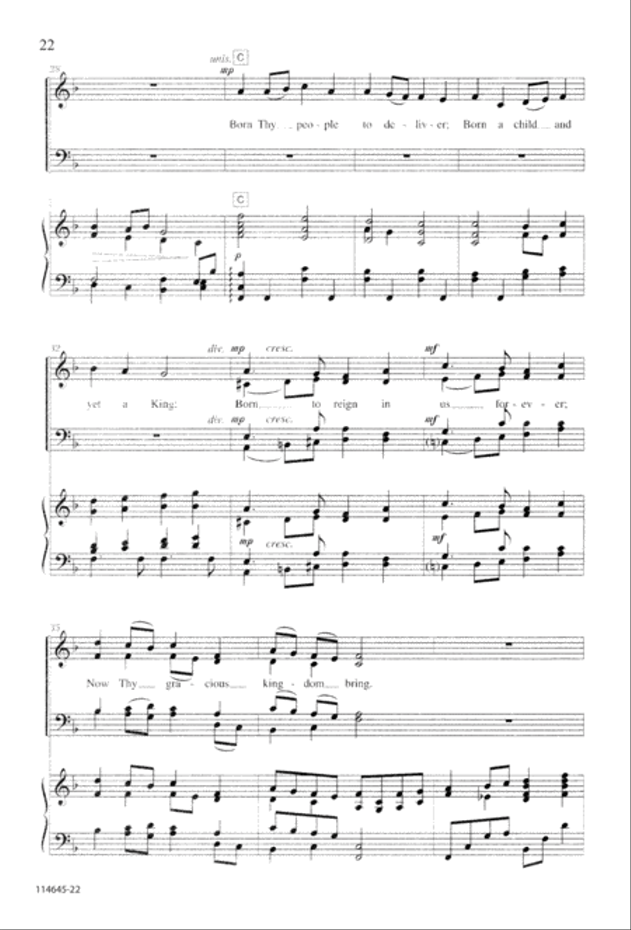 The Newborn King The Newborn King 4-Part scores gallery preview page 30