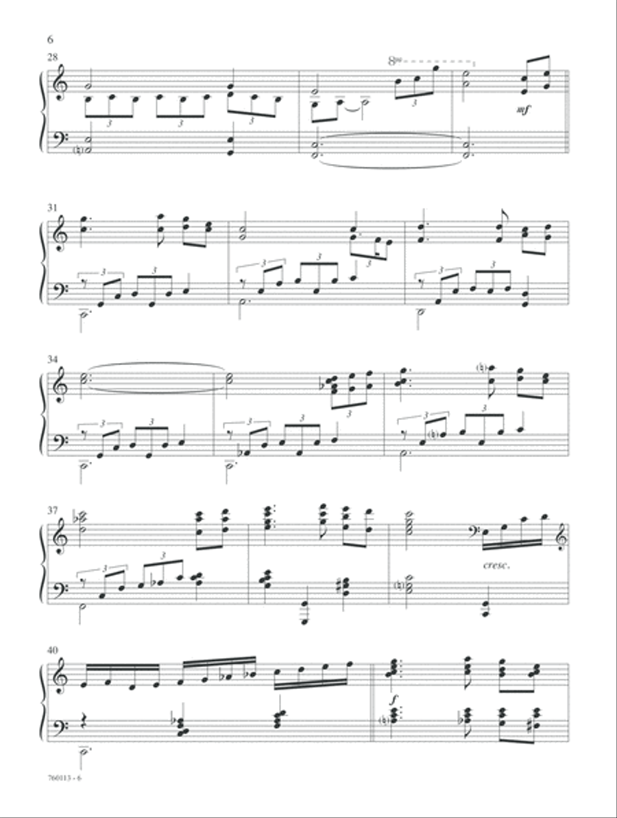 Sacrifice & Victory Piano Solo scores gallery preview page 6