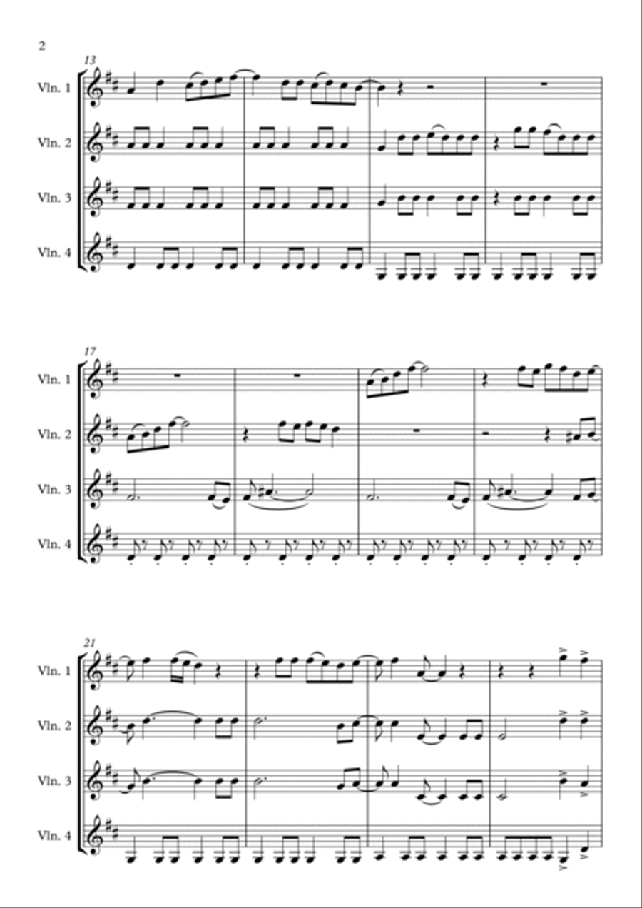 Mamma Mia Small Ensemble scores gallery preview page 2