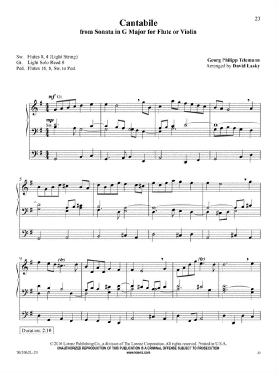 The Sacred Organ Library, Vol. 2 Organ Solo scores gallery preview page 13
