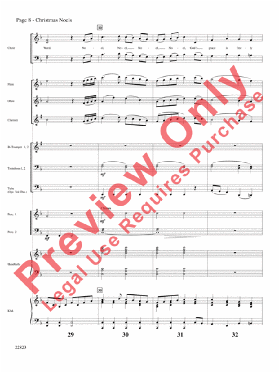 Christmas Noels Choir scores gallery preview page 9