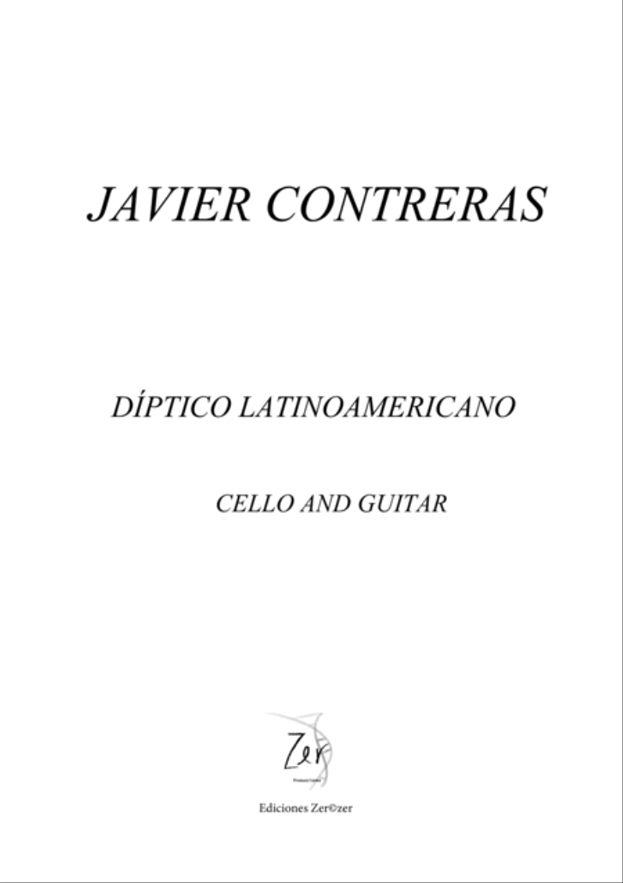 Diptico Latinoamericano Cello and Guitar String Duet scores gallery preview page 2