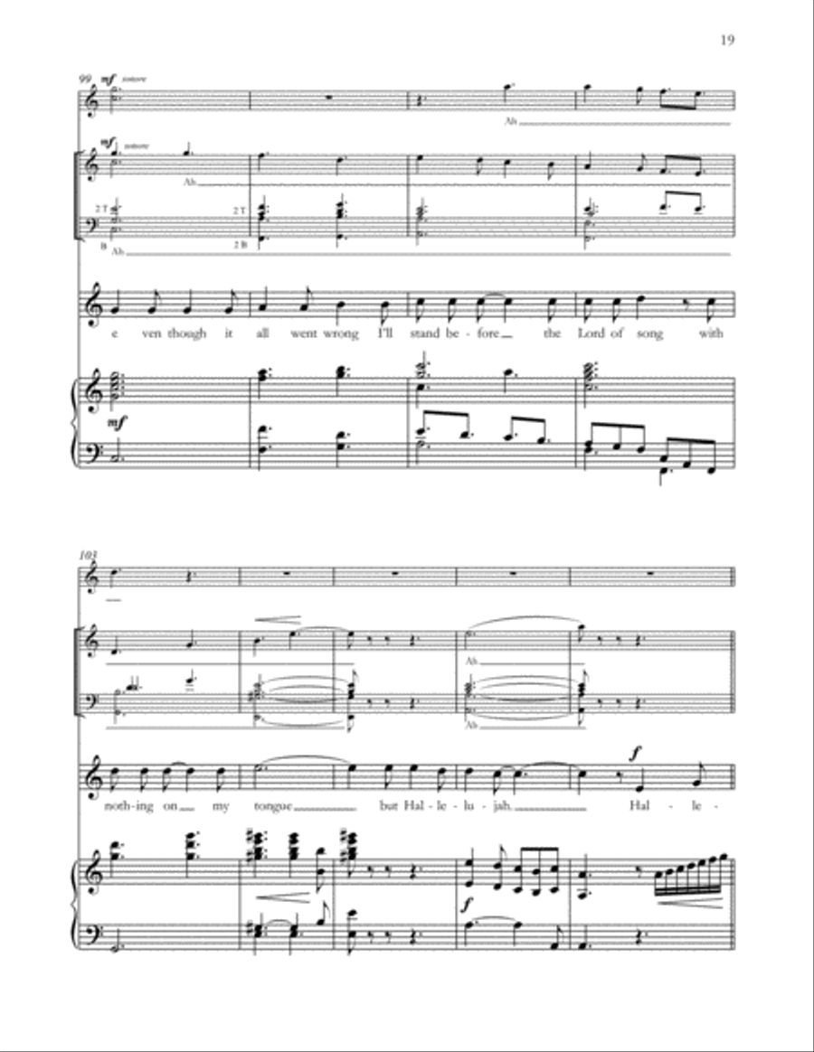 Hallelujah Hallelujah 4-Part scores gallery preview page 8