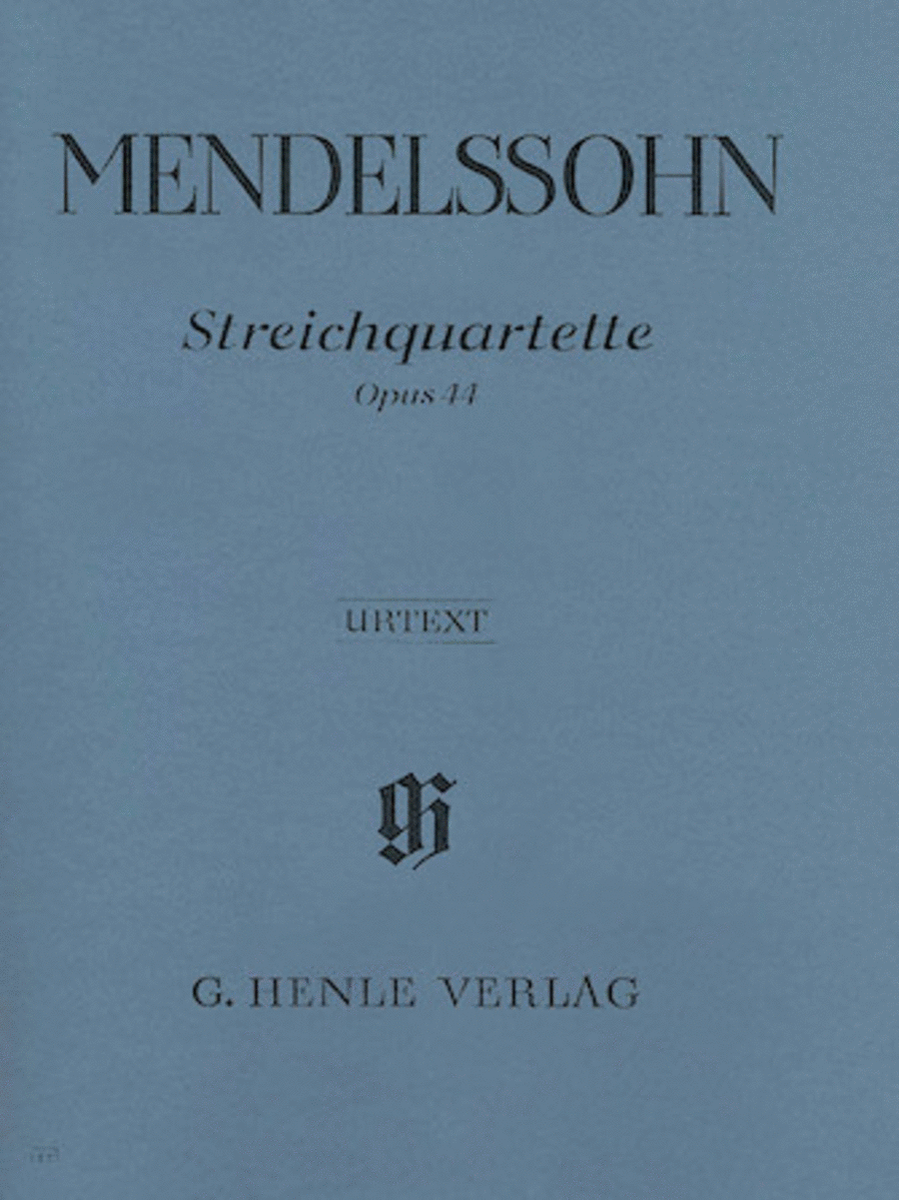 String Quartets Op. 44, No. 1-3