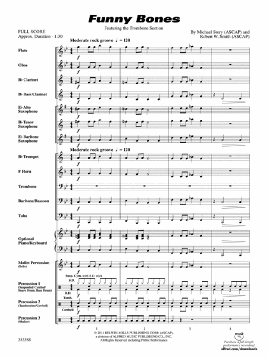 Funny Bones Concert Band scores gallery preview page 2
