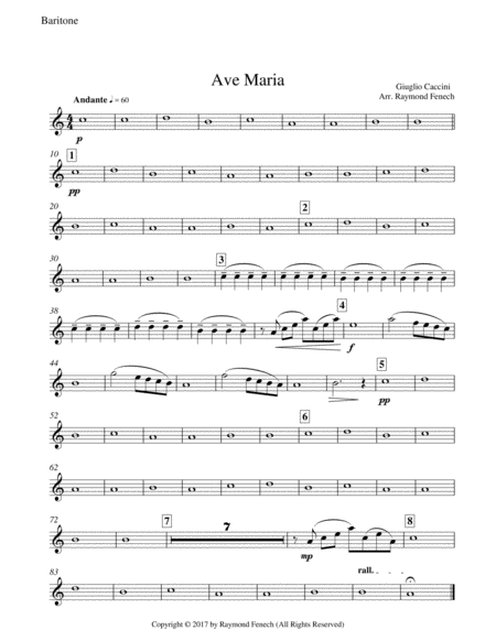 Ave Maria (Giulio Caccini) - Soprano and Brass Band image number null
