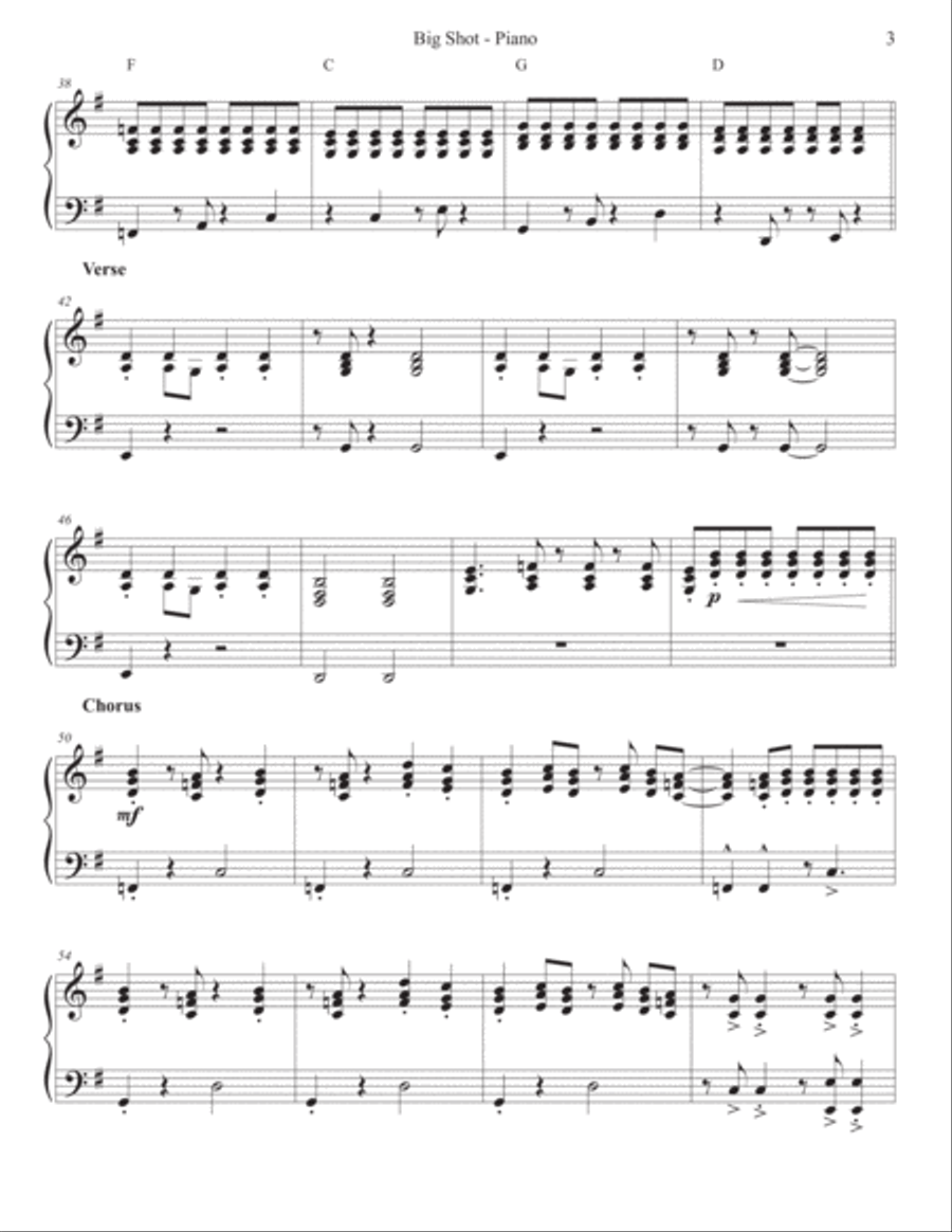Big Shot Electric Guitar scores gallery preview page 4