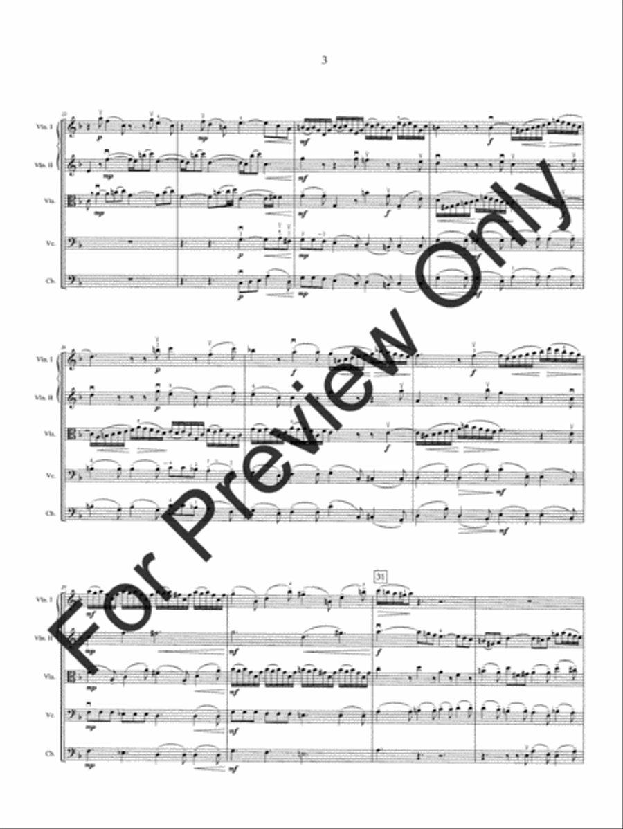 Bach Largo String Orchestra scores gallery preview page 6