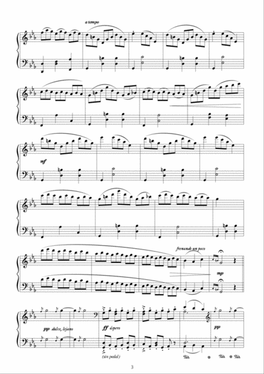 Sonatina andaluza para piano Piano Solo scores gallery preview page 3