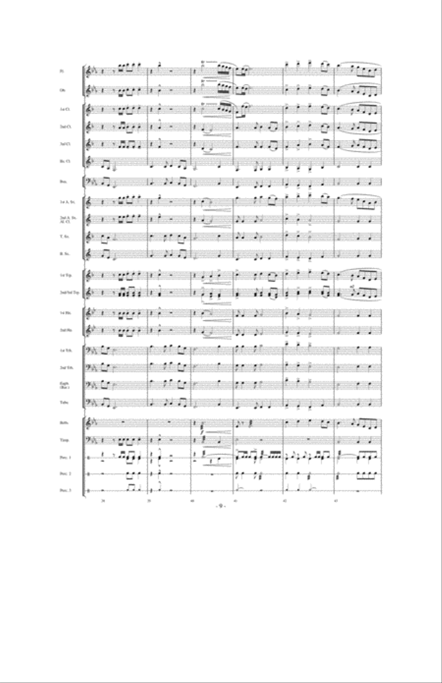 Spirit of the Pioneers Spirit of the Pioneers Concert Band scores gallery preview page 8